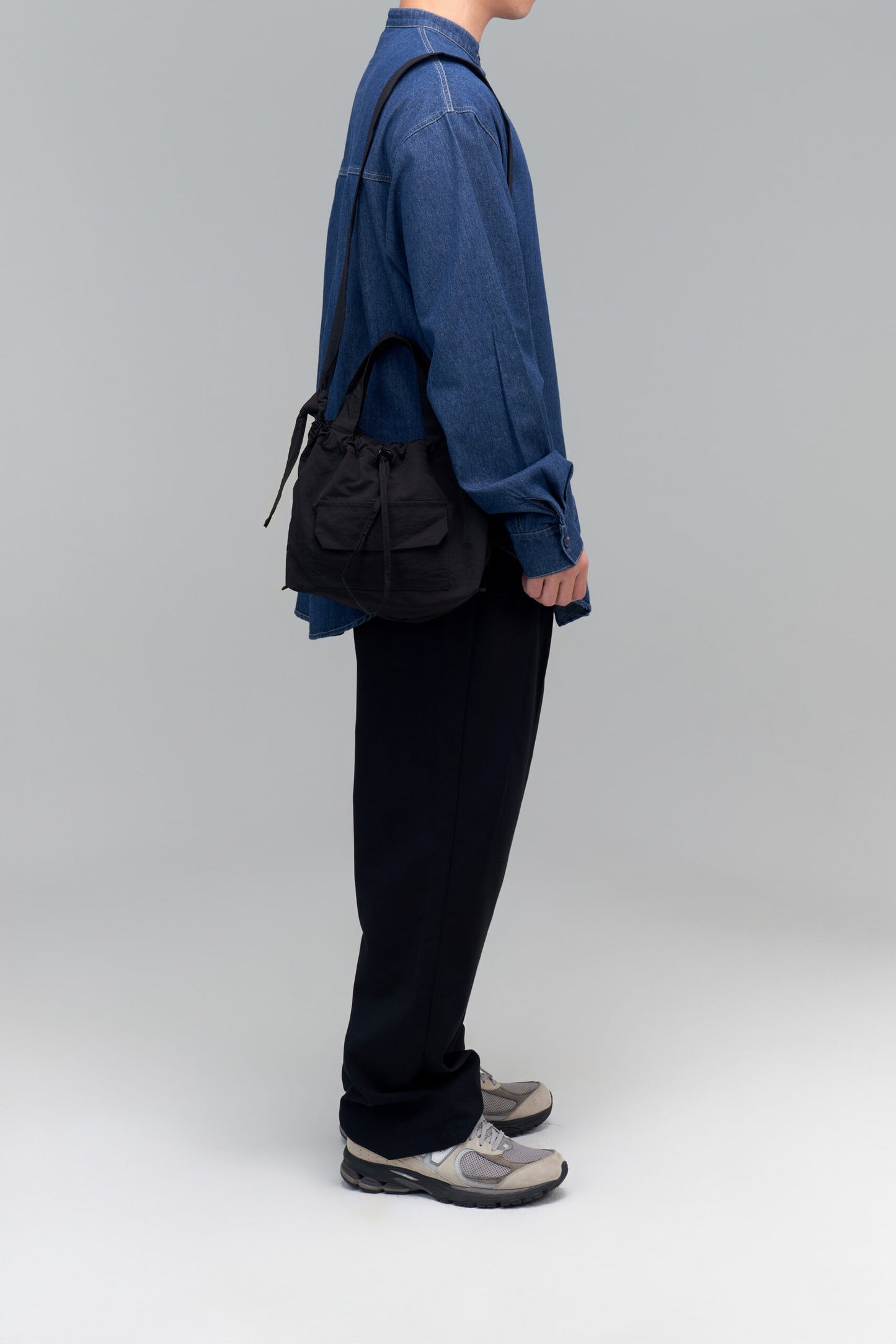 Small Classic Nylon Tote (Black)