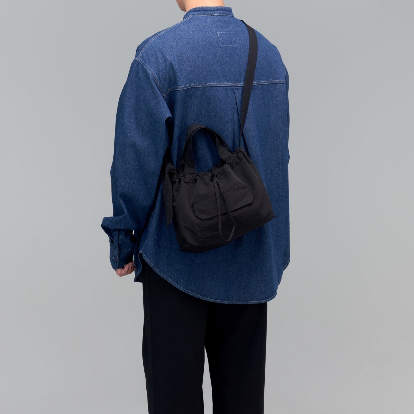 Small Classic Nylon Tote (Black)