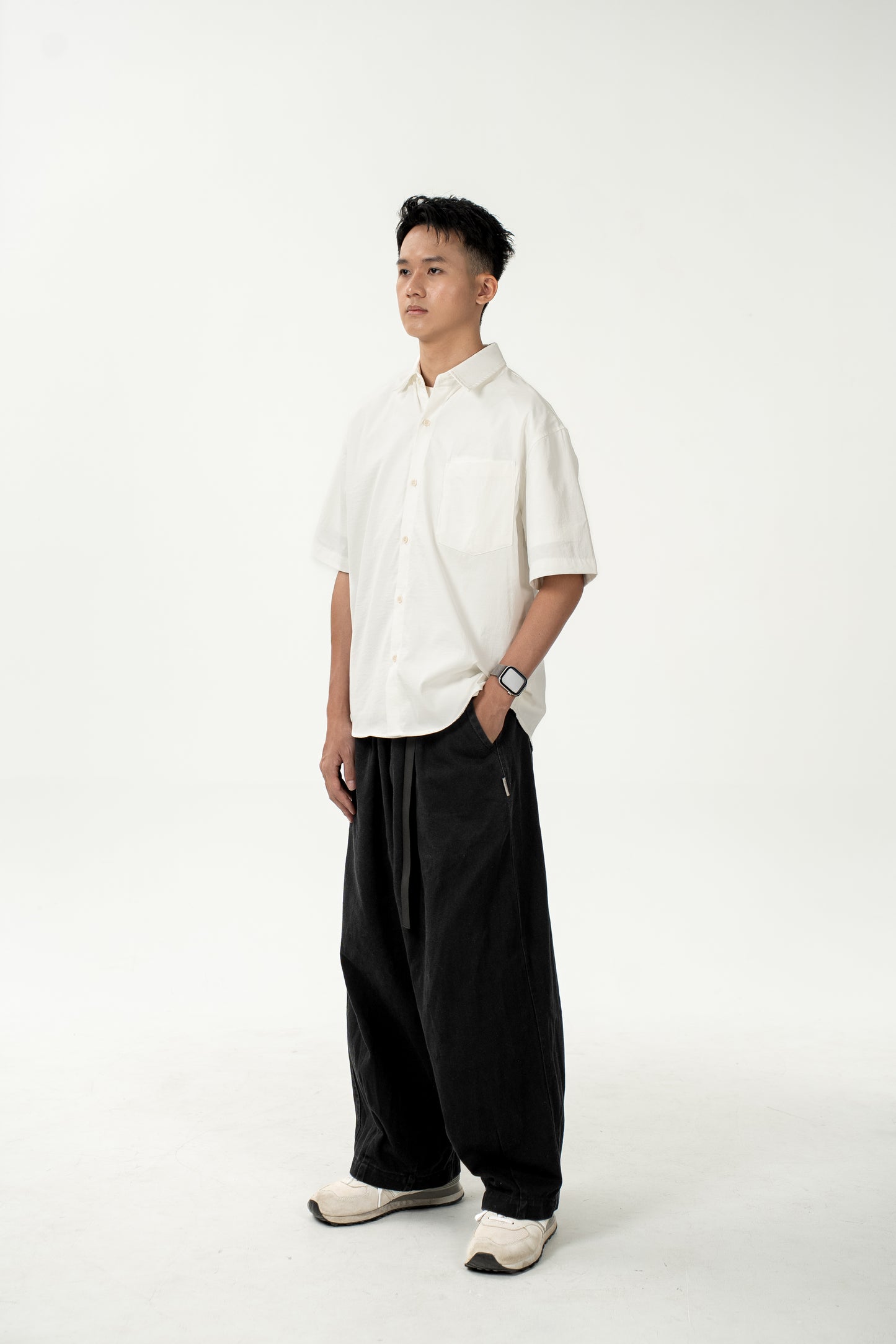 SENSSE STUDIO Layered Pocket Shirt