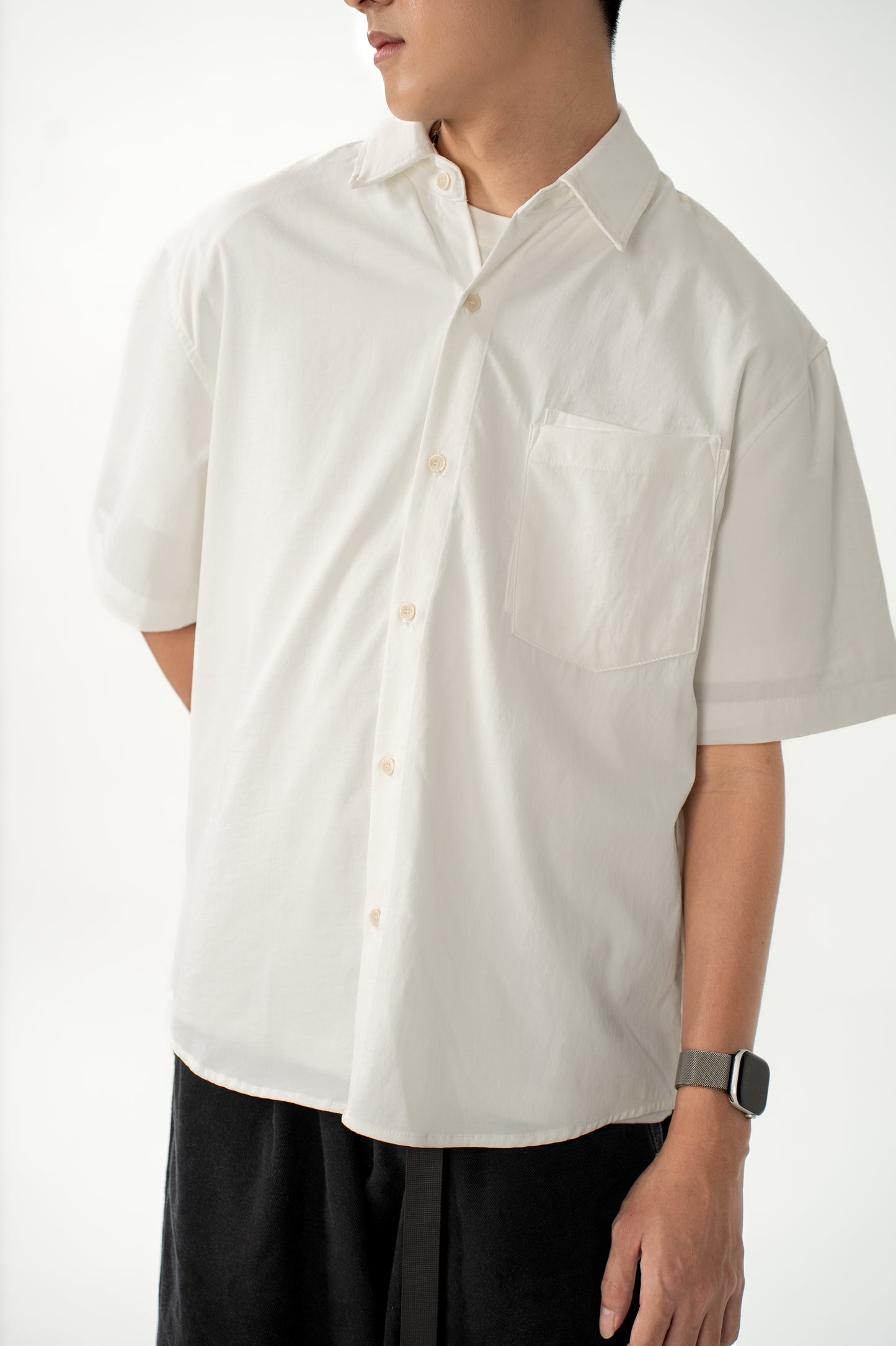 SENSSE STUDIO Layered Pocket Shirt