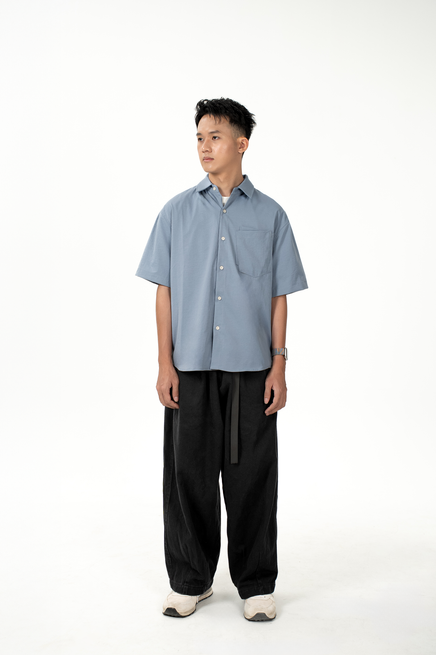 SENSSE STUDIO Layered Pocket Shirt