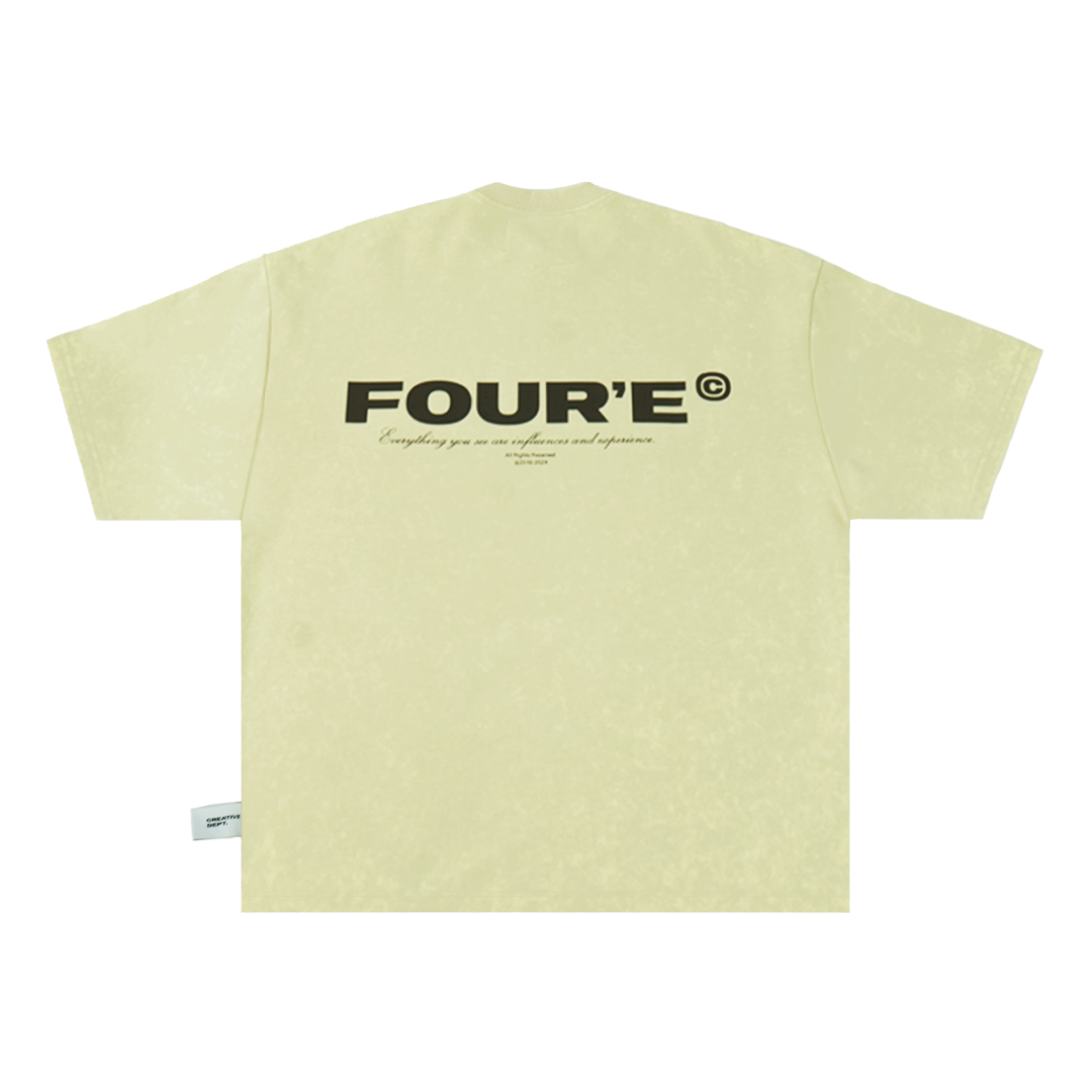 Everyday Logo Tee - Washed Yellow