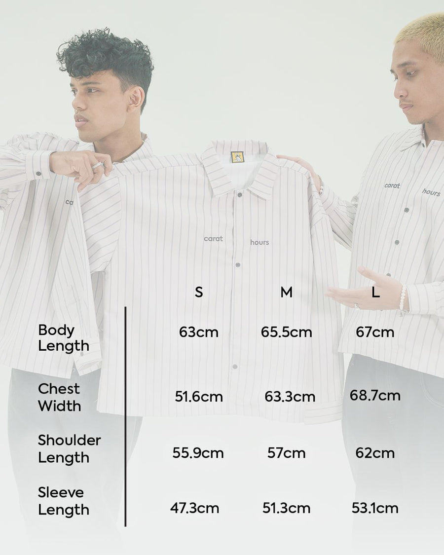 Carat Hours Boxy Long Sleeve White