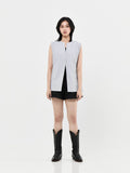Independent Buttoned Vest | Grey