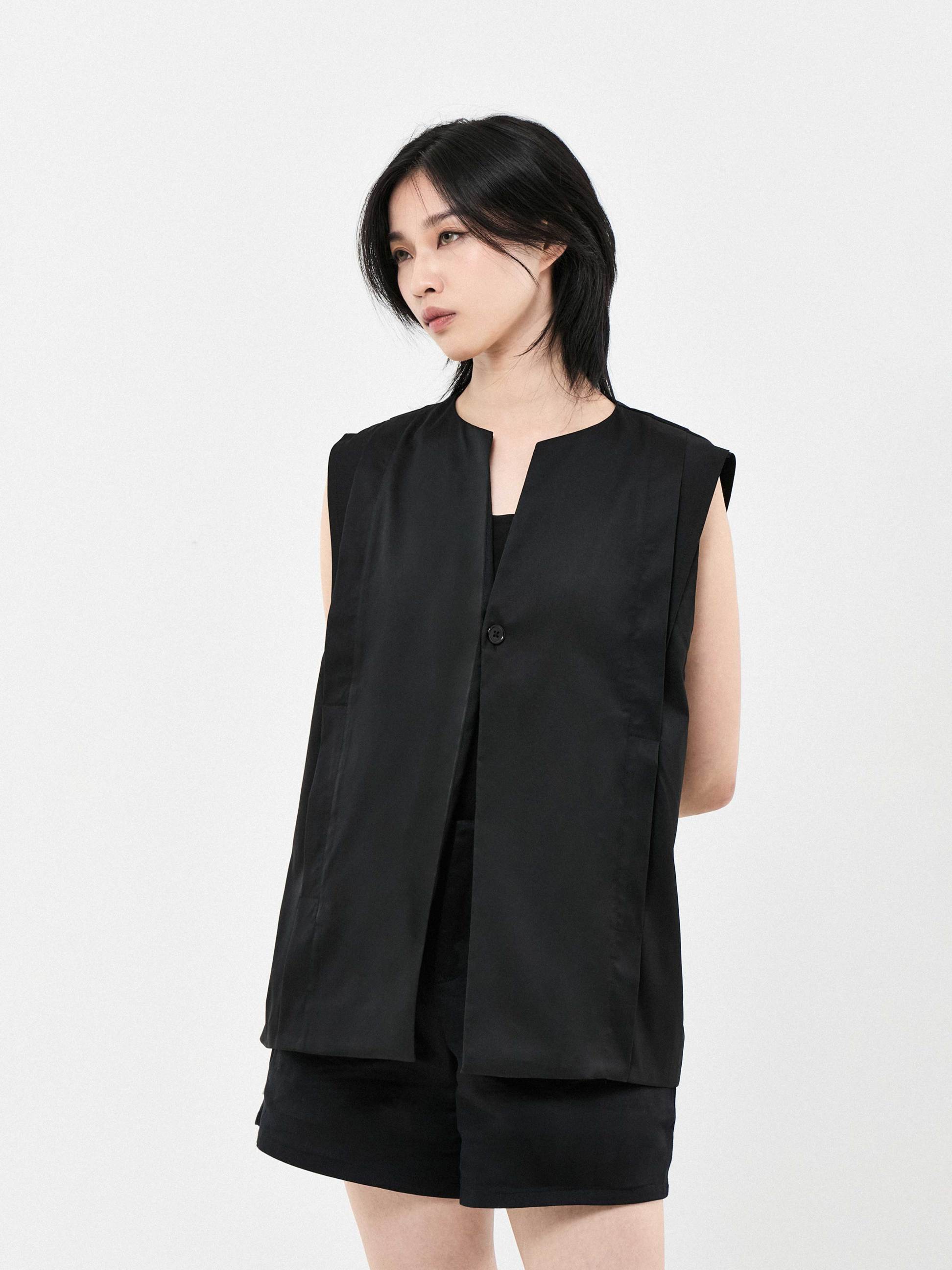 Independent Buttoned Vest | Grey