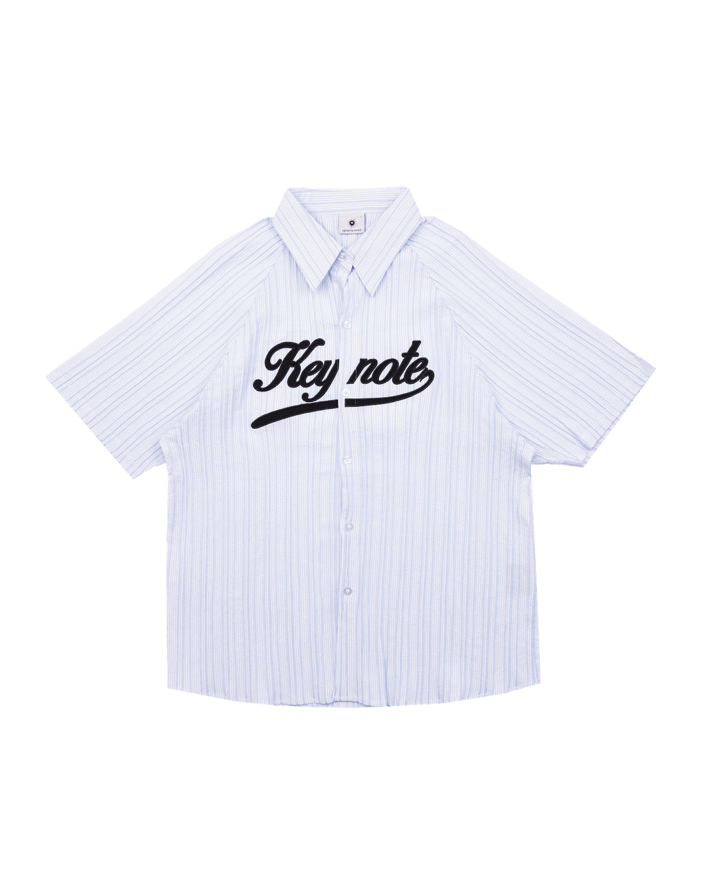 Logo Striped Shirt Blue