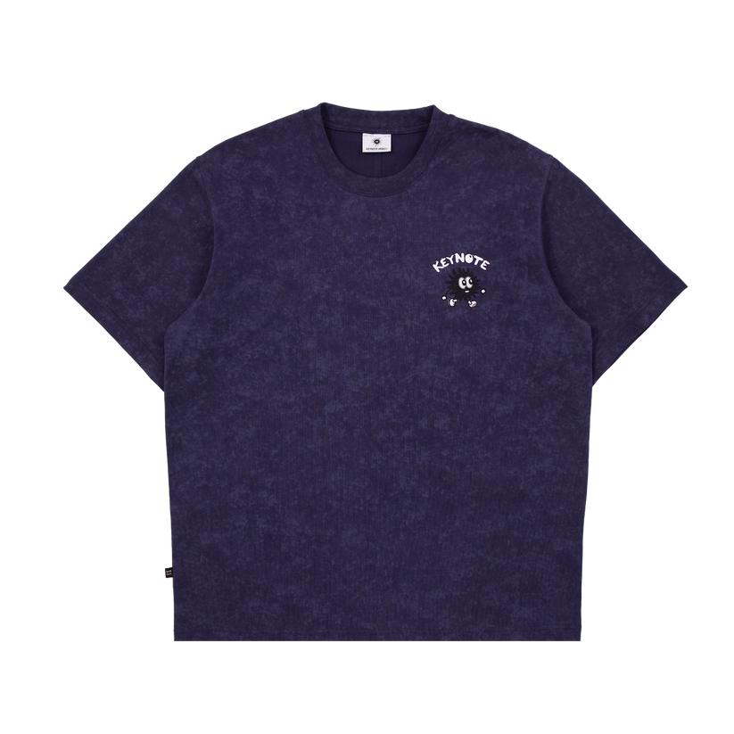 Core Basic Washed Tee Navy