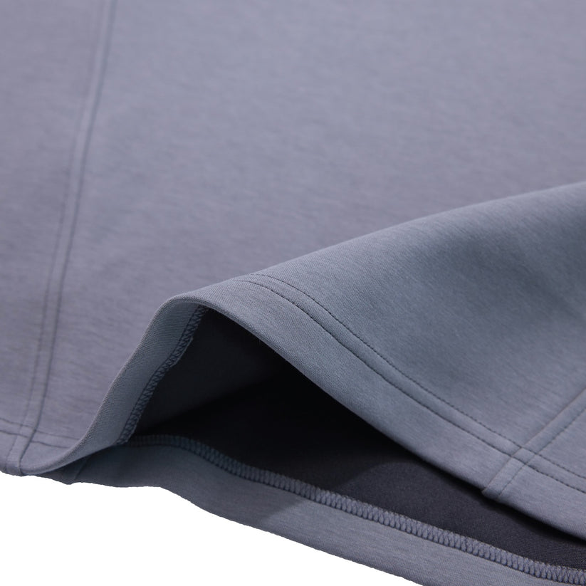 Tery Half-Zip Polo Grey