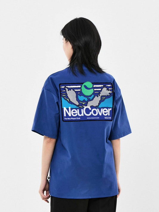Neuplayer Club Mountain Tee | Royal Blue