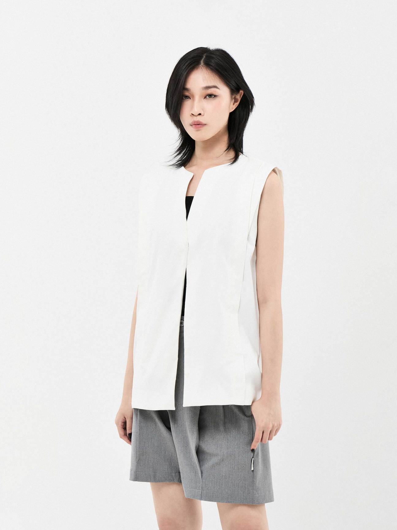 Independent Buttoned Vest | Grey