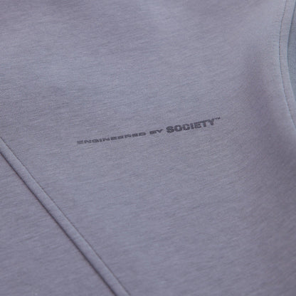 Tery Half-Zip Polo Grey
