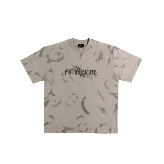 TIME CRACK ESSENTIAL BROWN TEE