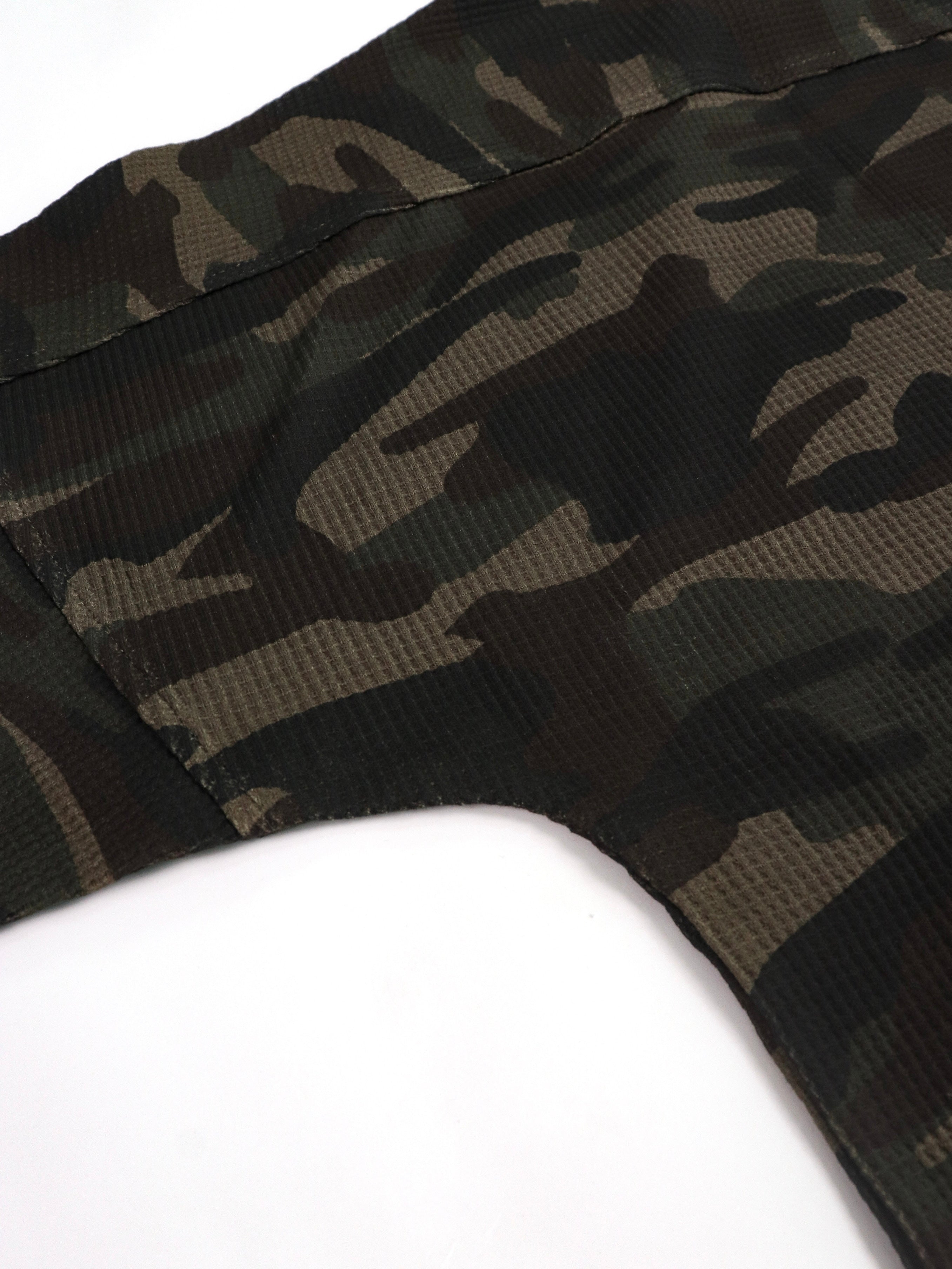 Waffle Structural Long Sleeve Camo