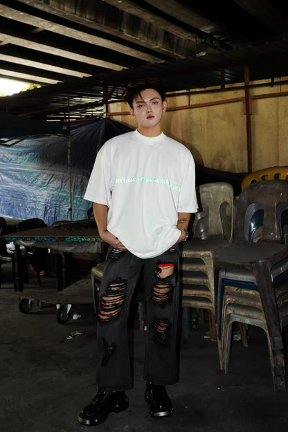 SS25 RAINBOW ESSENTIAL WHITE TEE
