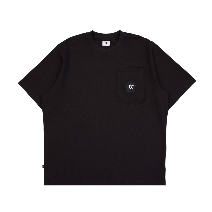 Layered Tide Tee Black