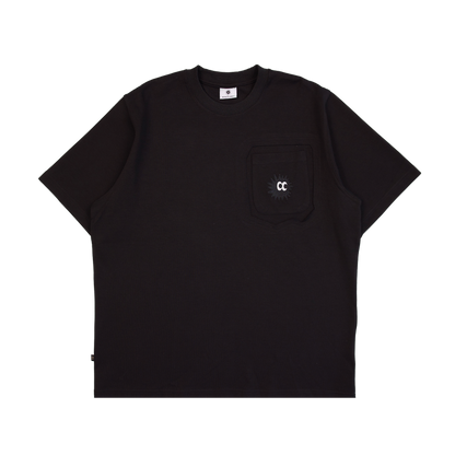 Layered Tide Tee Black