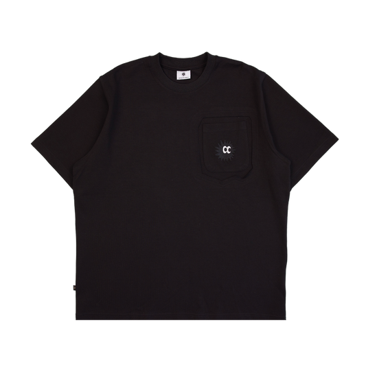 Layered Tide Tee Black