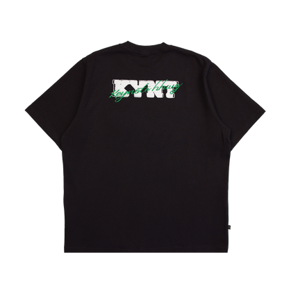 Layered Tide Tee Black