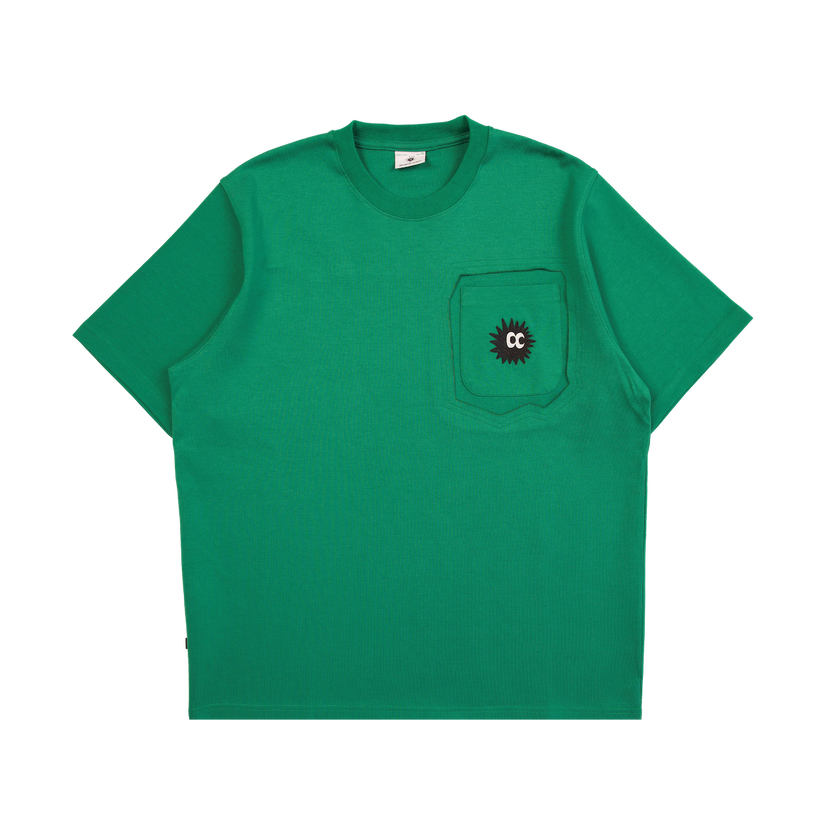 Layered Tide Tee Green