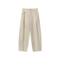 A.A Beige Baggy Pleated