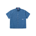 A.A Grid Shirt - Cobalt Blue