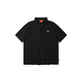 A.A Essential Waffle Polo - Black