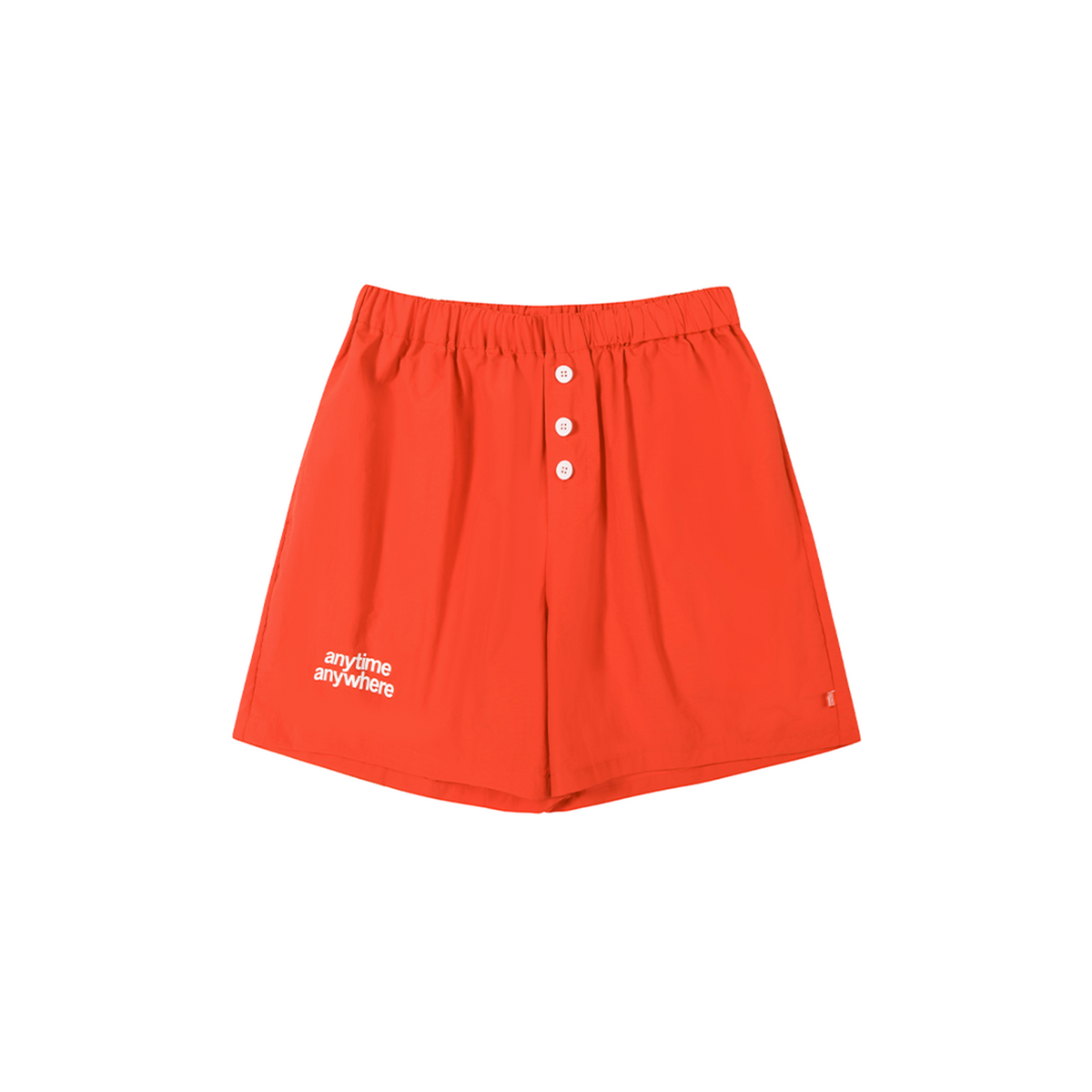 A.A Nylon Button-Fly Short - Orange