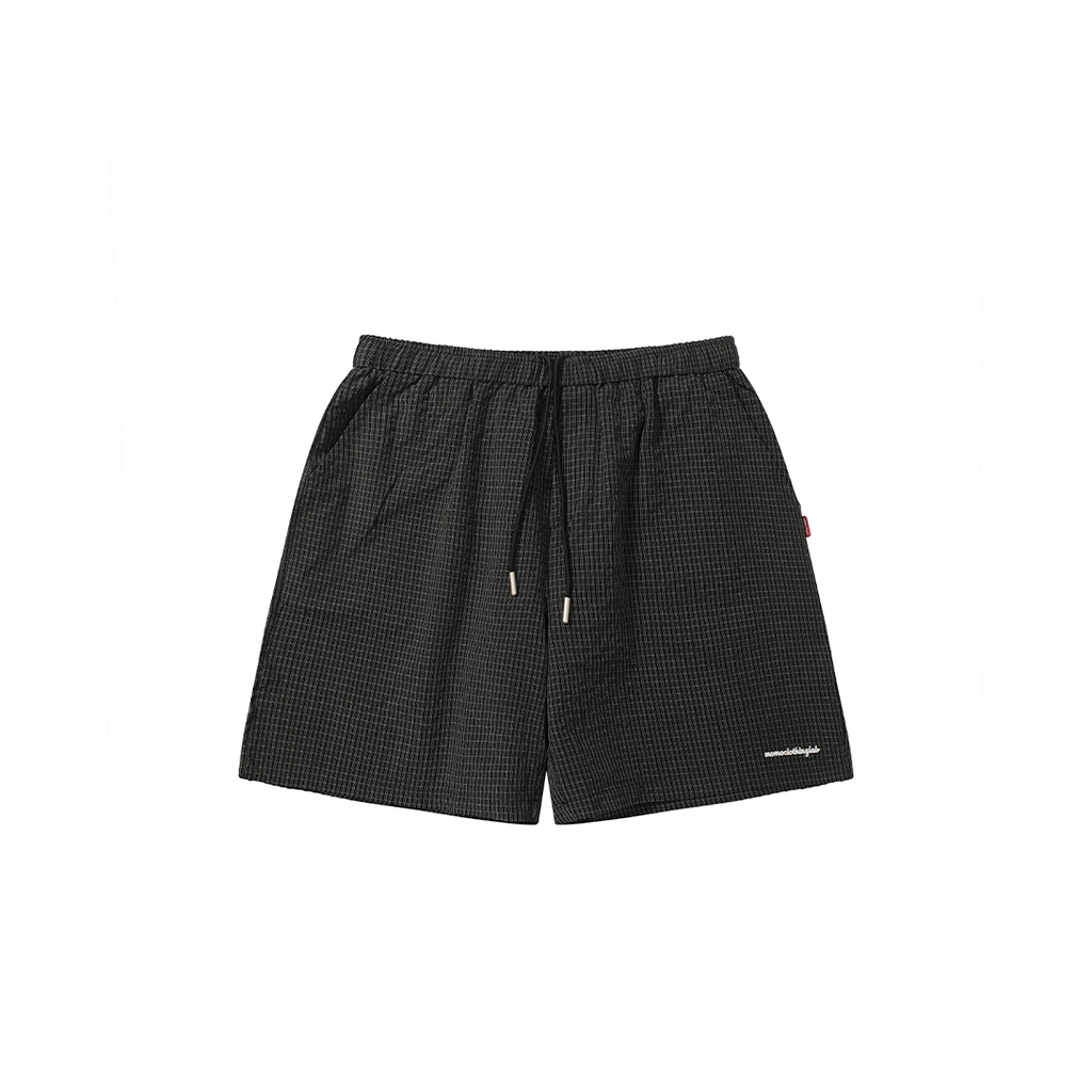 MOMO Checkered Track Shorts