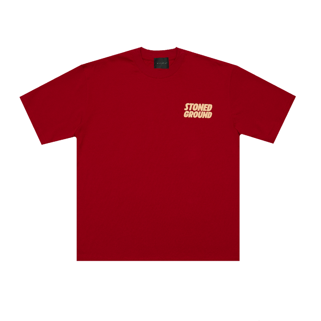 Stonedground : Sprint Logo Tee Red