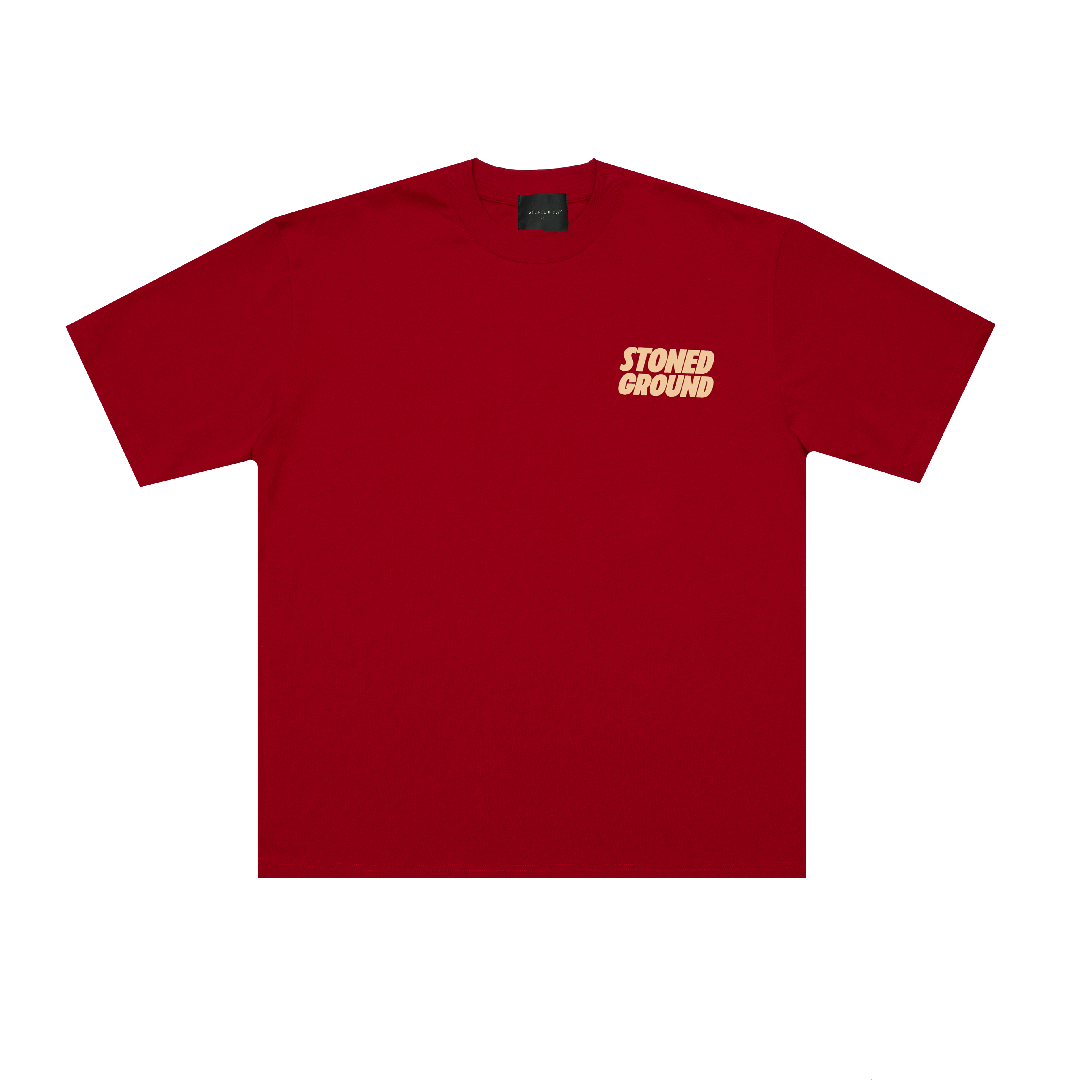 Stonedground : Sprint Logo Tee Red