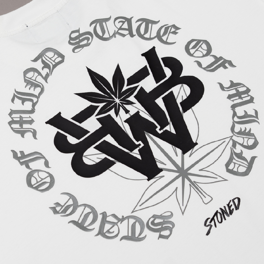 STONED & CO WBB25 : Emblem Tee White