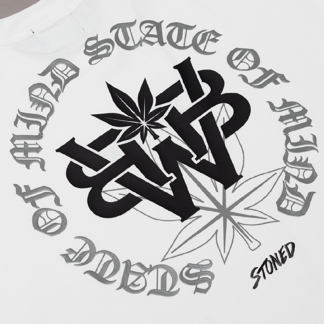 STONED & CO WBB25 : Emblem Tee White