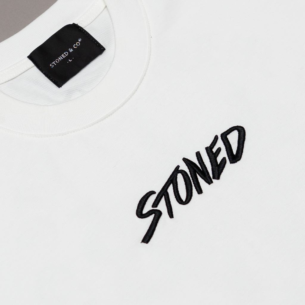 STONED & CO WBB25 : Emblem Tee White