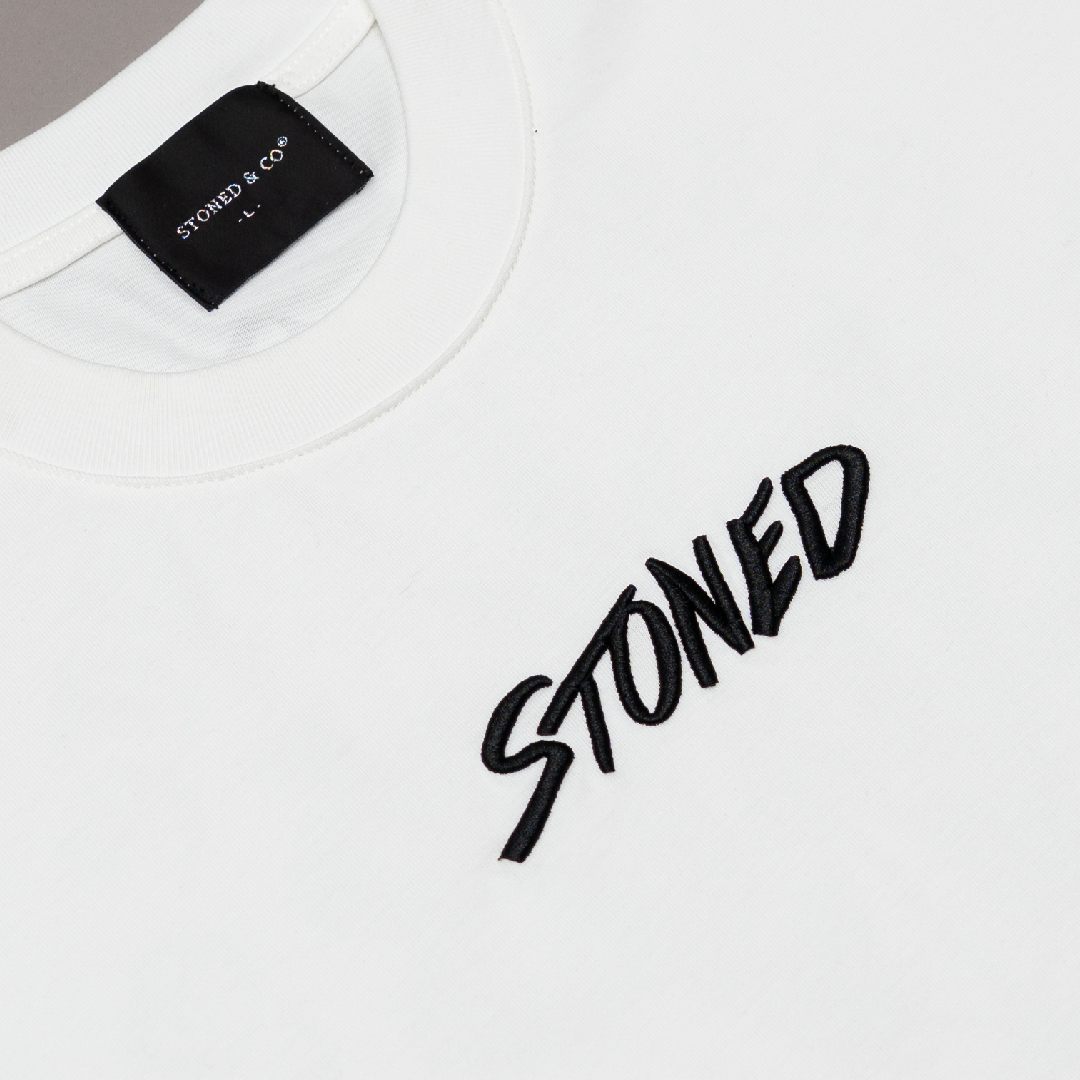 STONED & CO WBB25 : Emblem Tee White