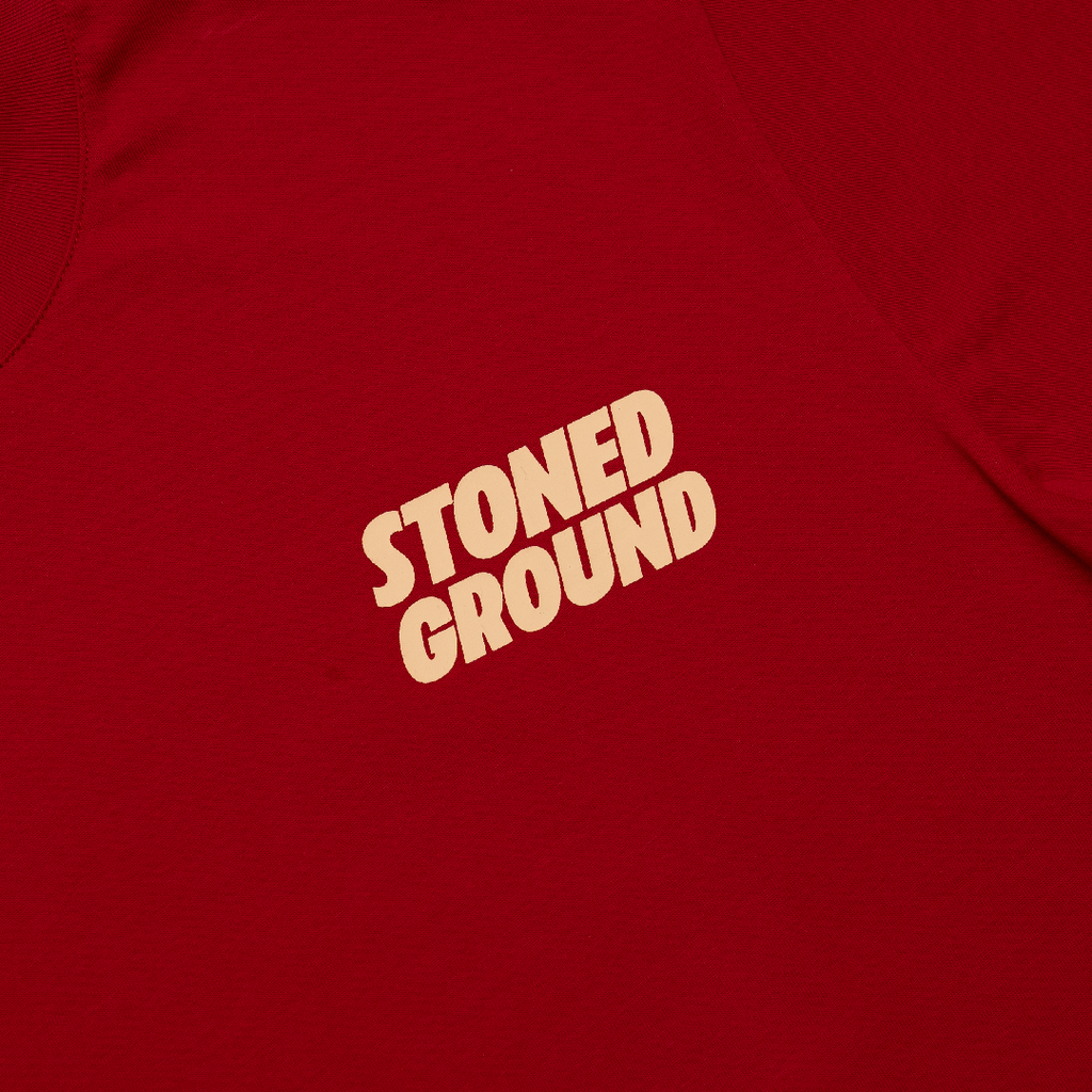 Stonedground : Sprint Logo Tee Red