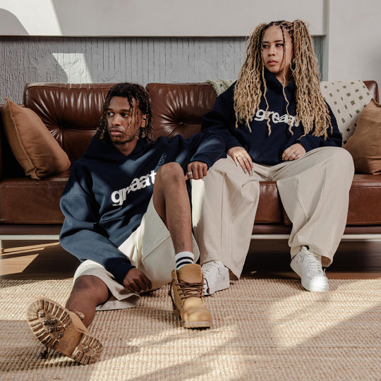 A.A sharelove Greaat Hoodie Deep Navy