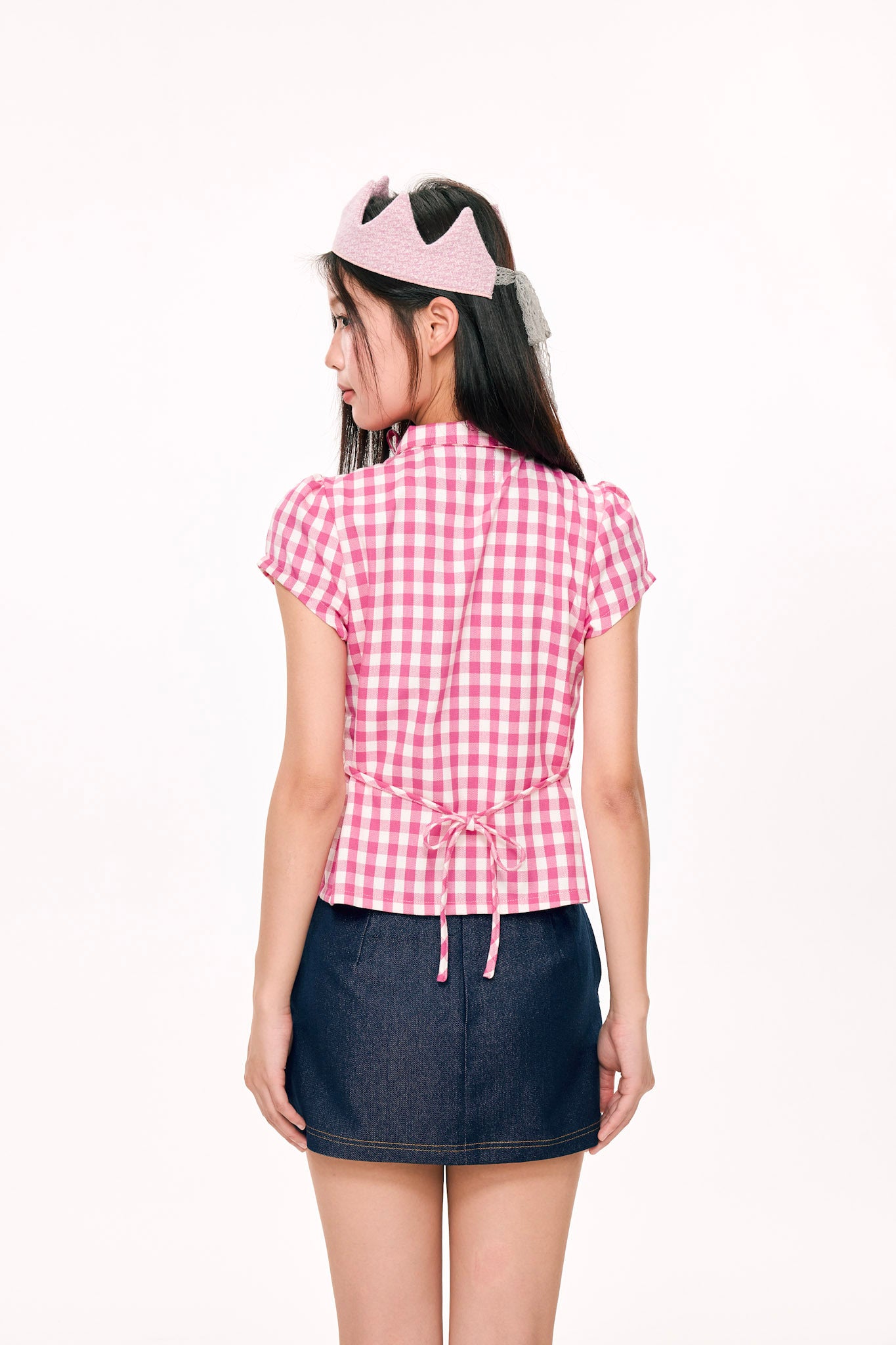 Handle with Care Mini Skirt (Navy)