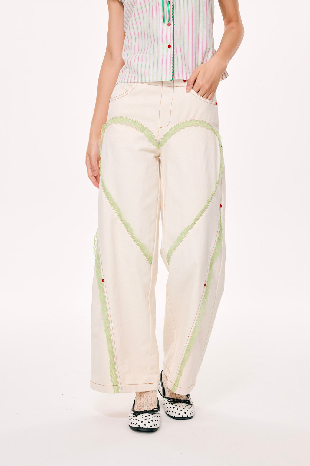 Lub-Dub Pants (Cream)