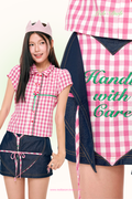 Handle with Care Mini Skirt (Navy)