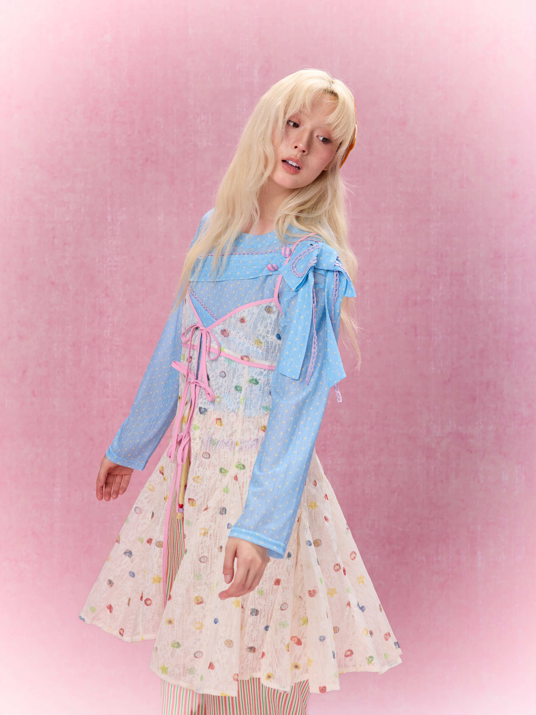 Best Day Ever Sheer Overlay Dress