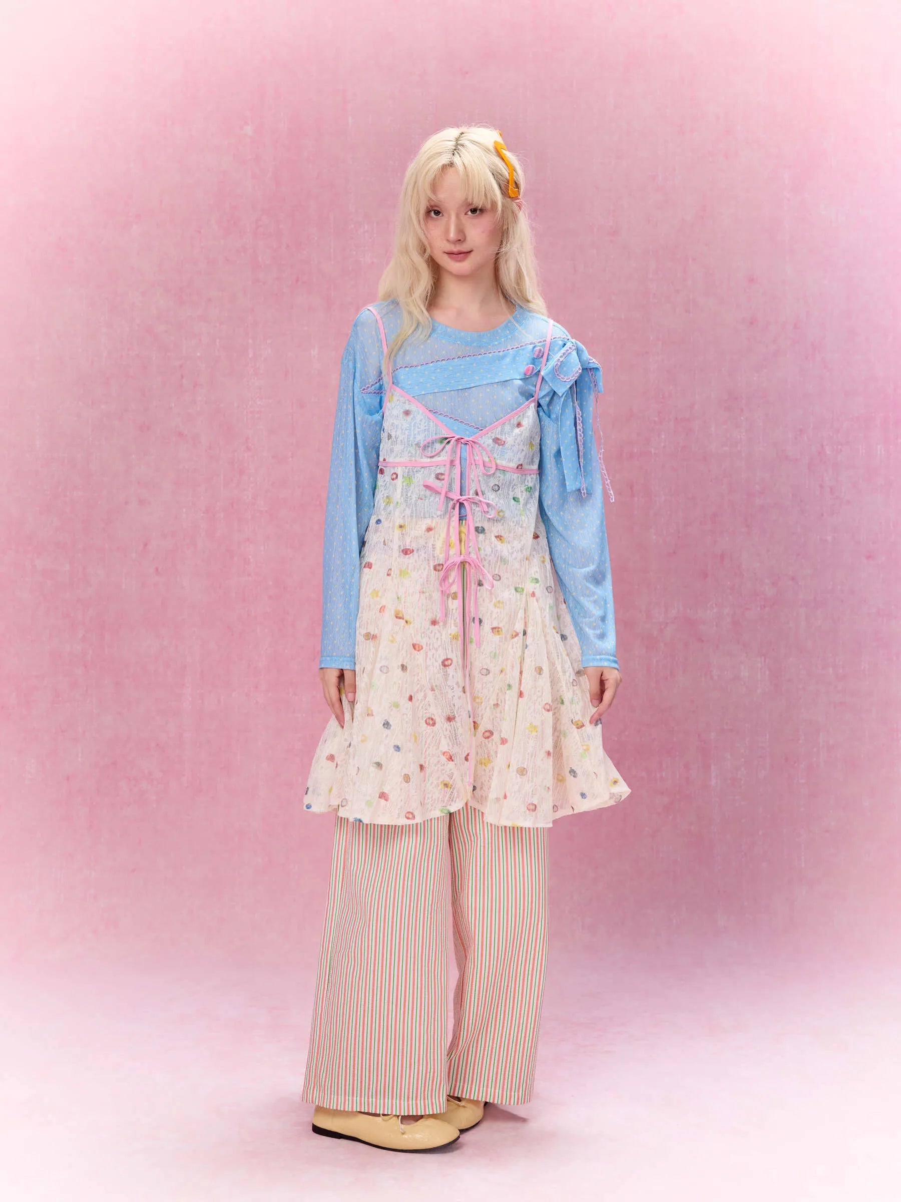 Best Day Ever Sheer Overlay Dress