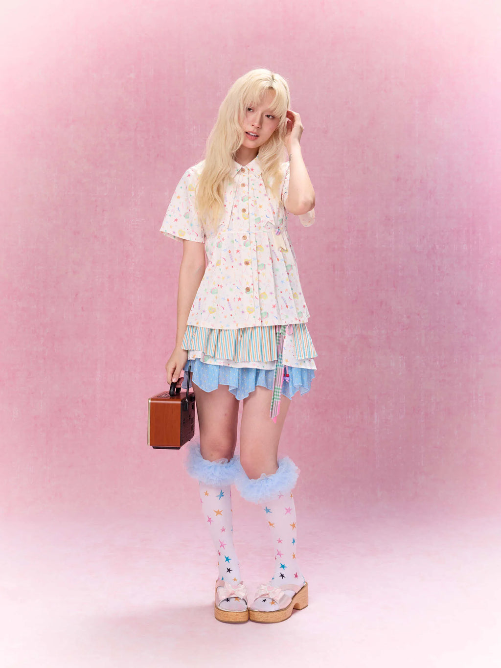 Best Day Ever Pleated Shirt