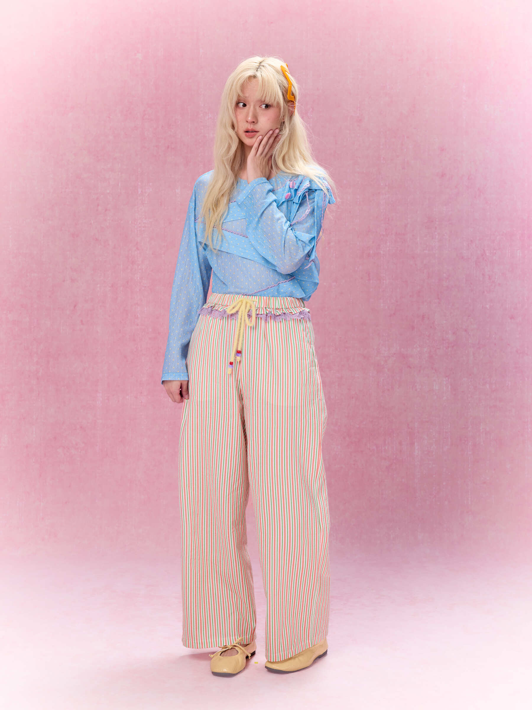 Best Day Ever Pants (Peach)
