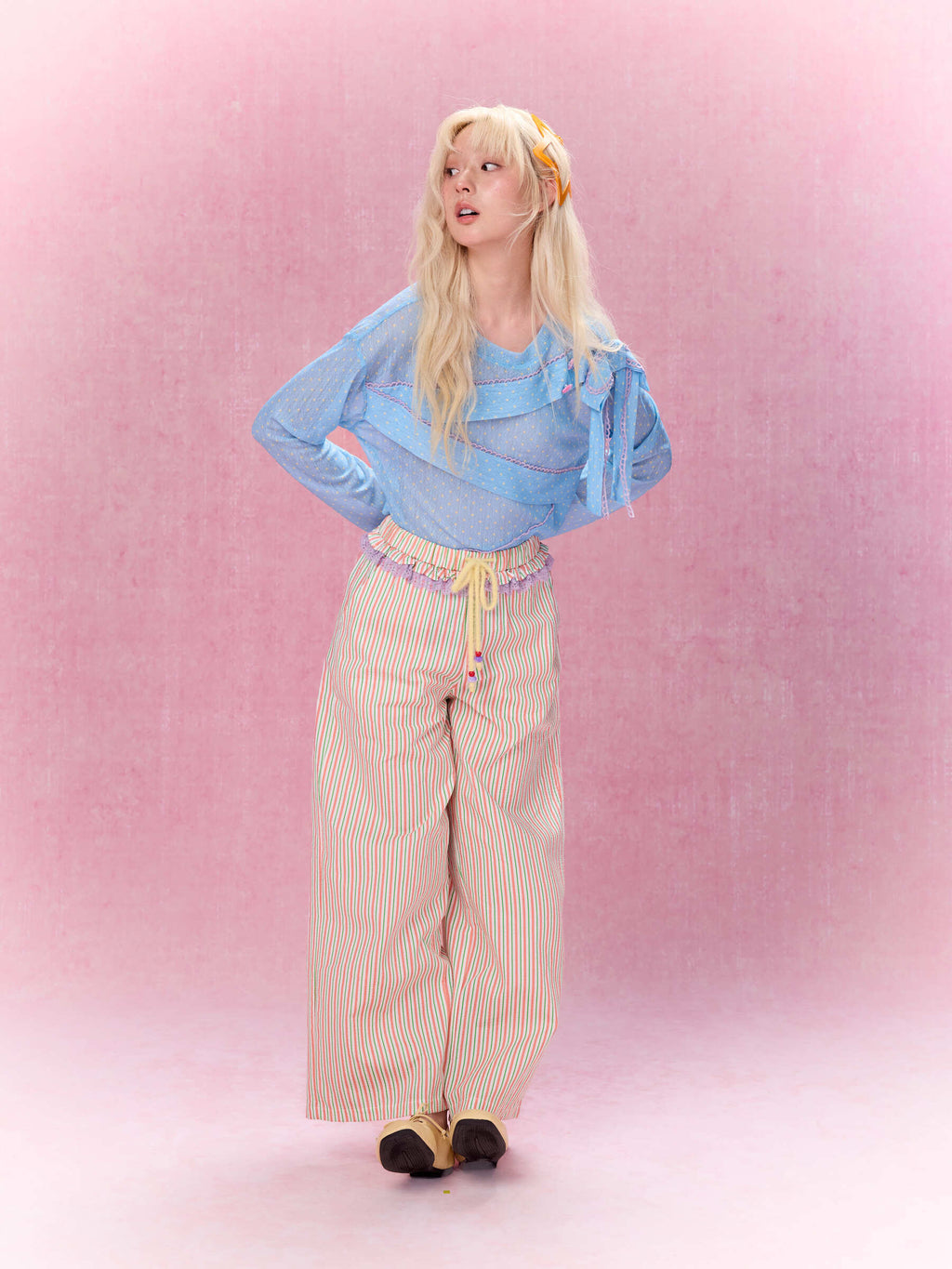 Best Day Ever Pants (Peach)
