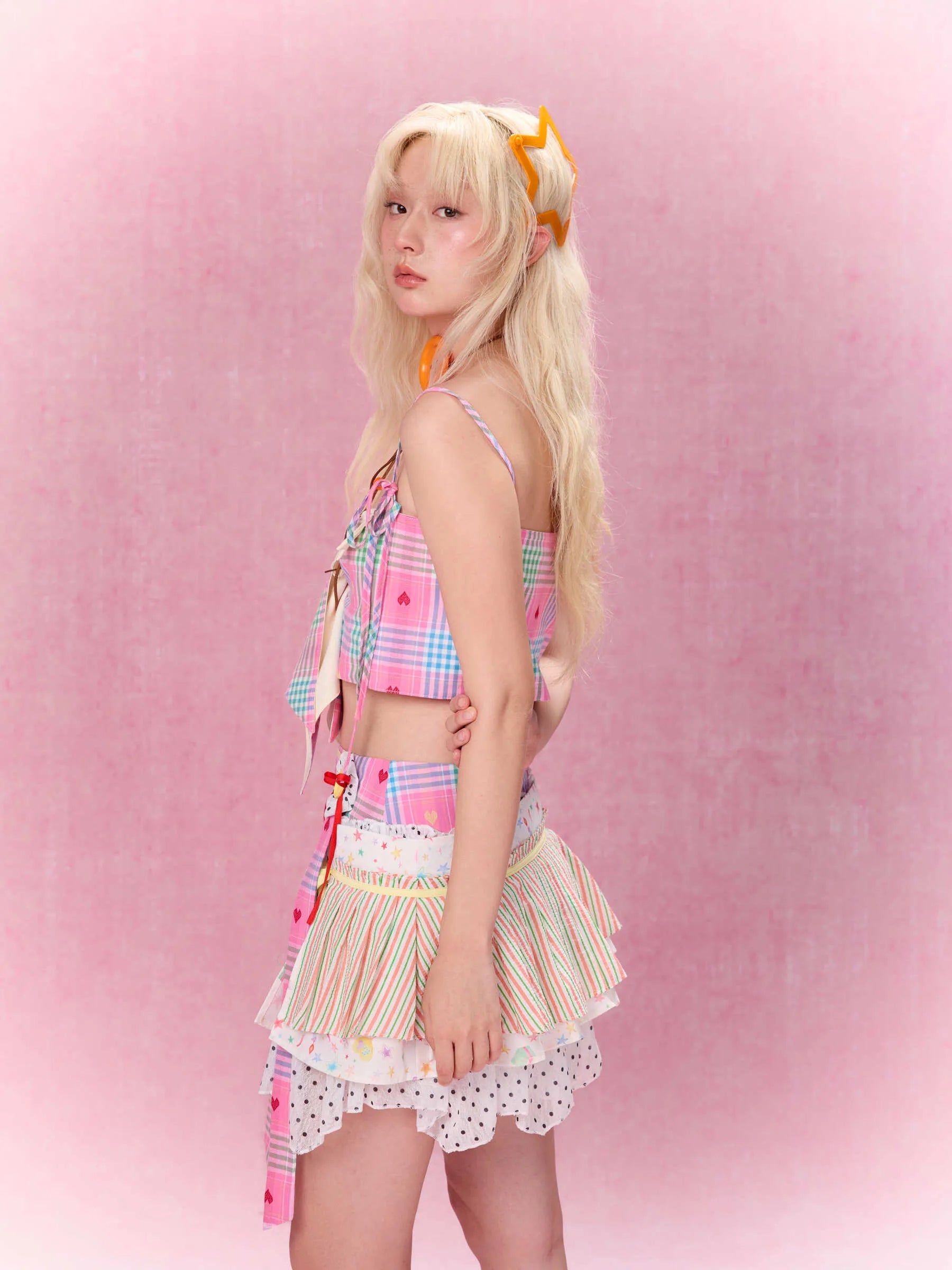 Best Day Ever Reversible Camisole (Pink/Yellow)