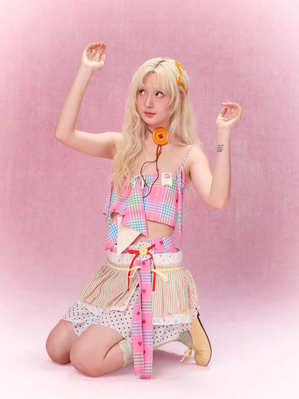 Best Day Ever Reversible Camisole (Pink/Yellow)