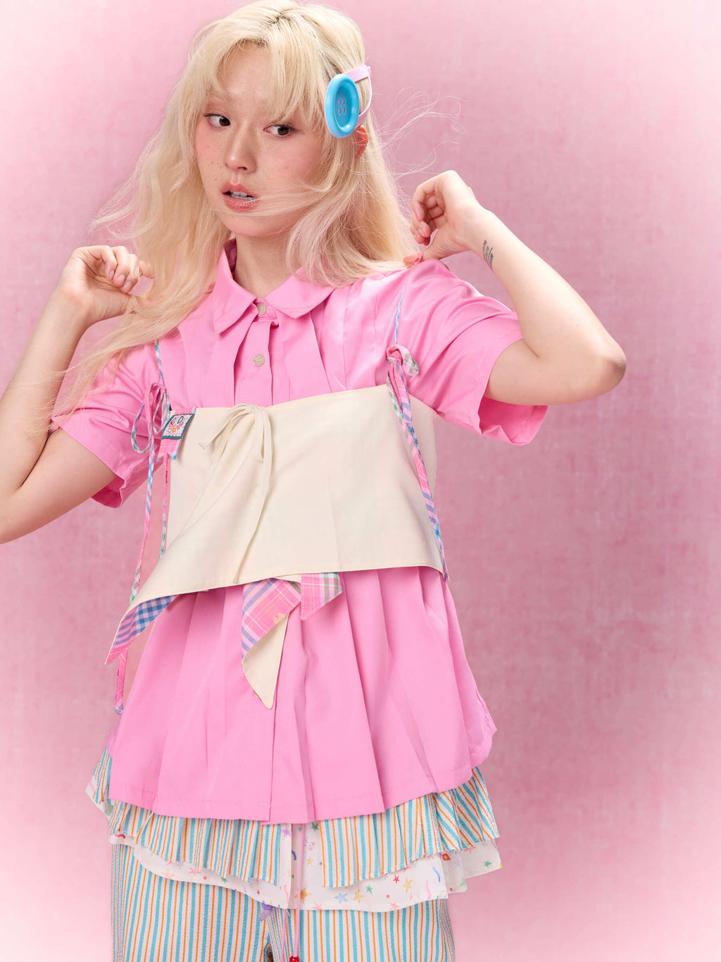 Best Day Ever Reversible Camisole (Pink/Yellow)