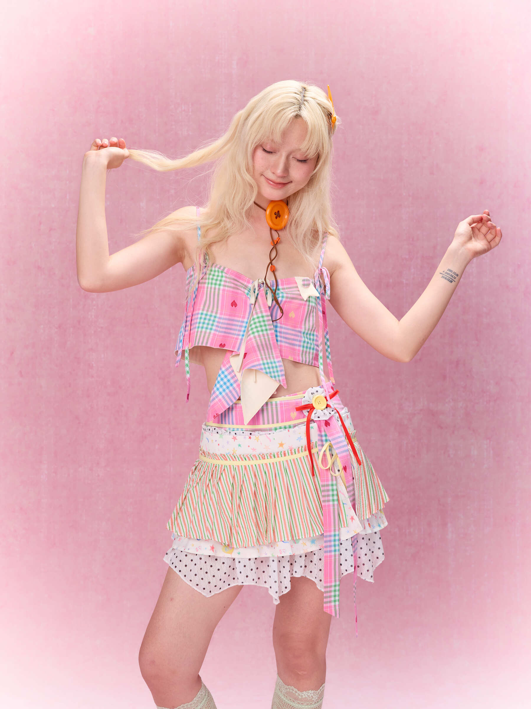 Best Day Ever Reversible Camisole (Pink/Yellow)