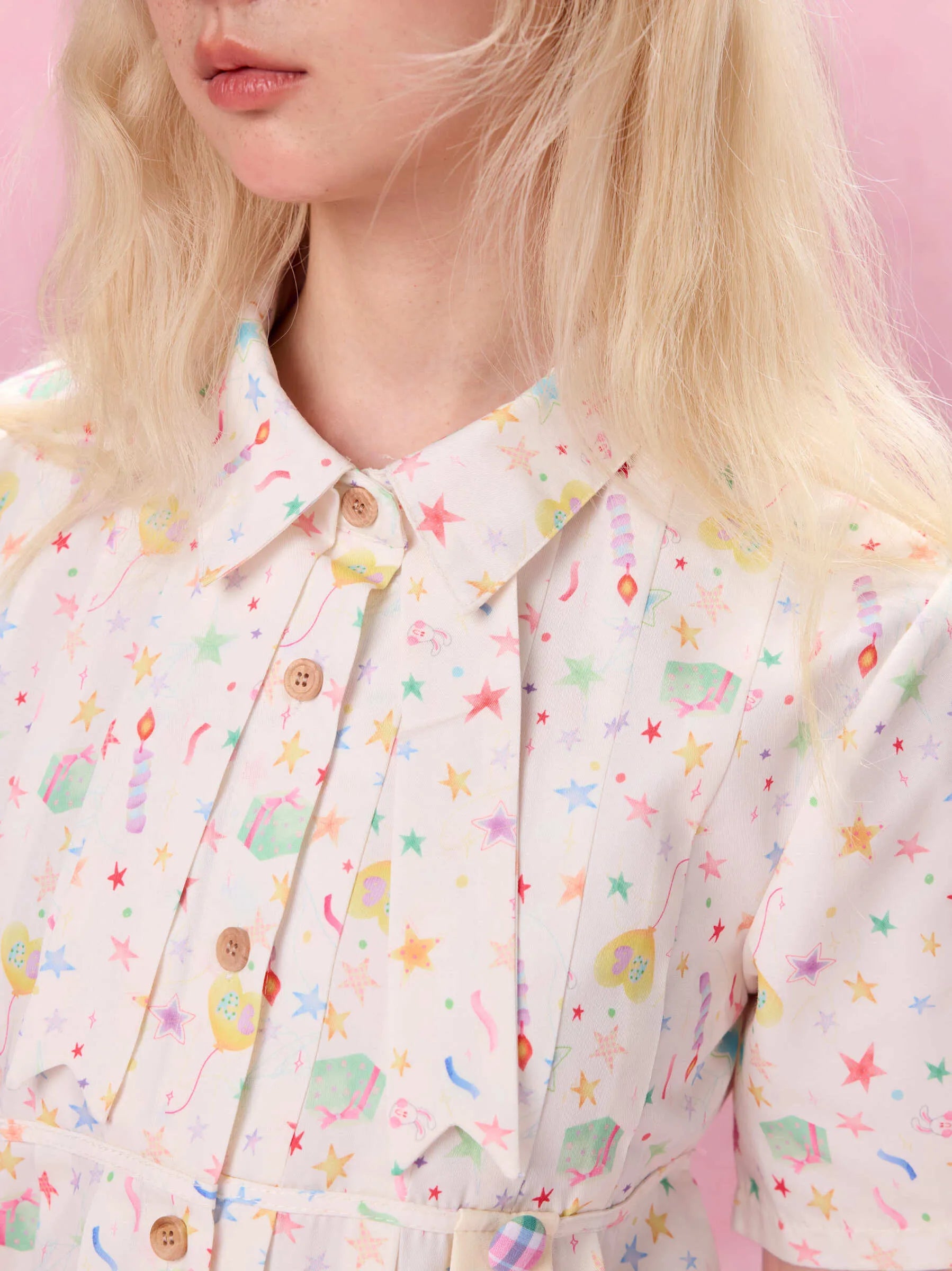 Best Day Ever Pleated Shirt