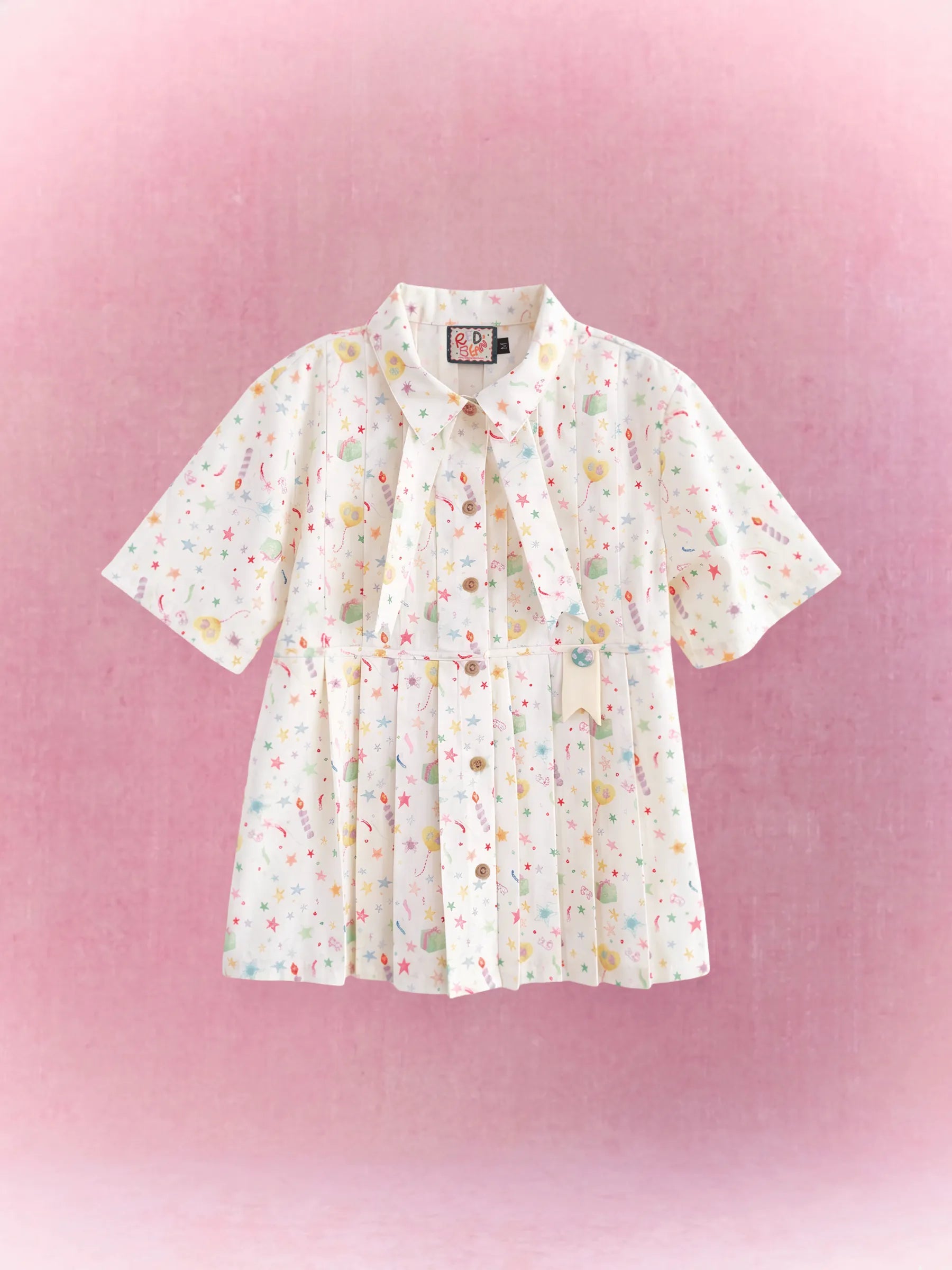 Best Day Ever Pleated Shirt